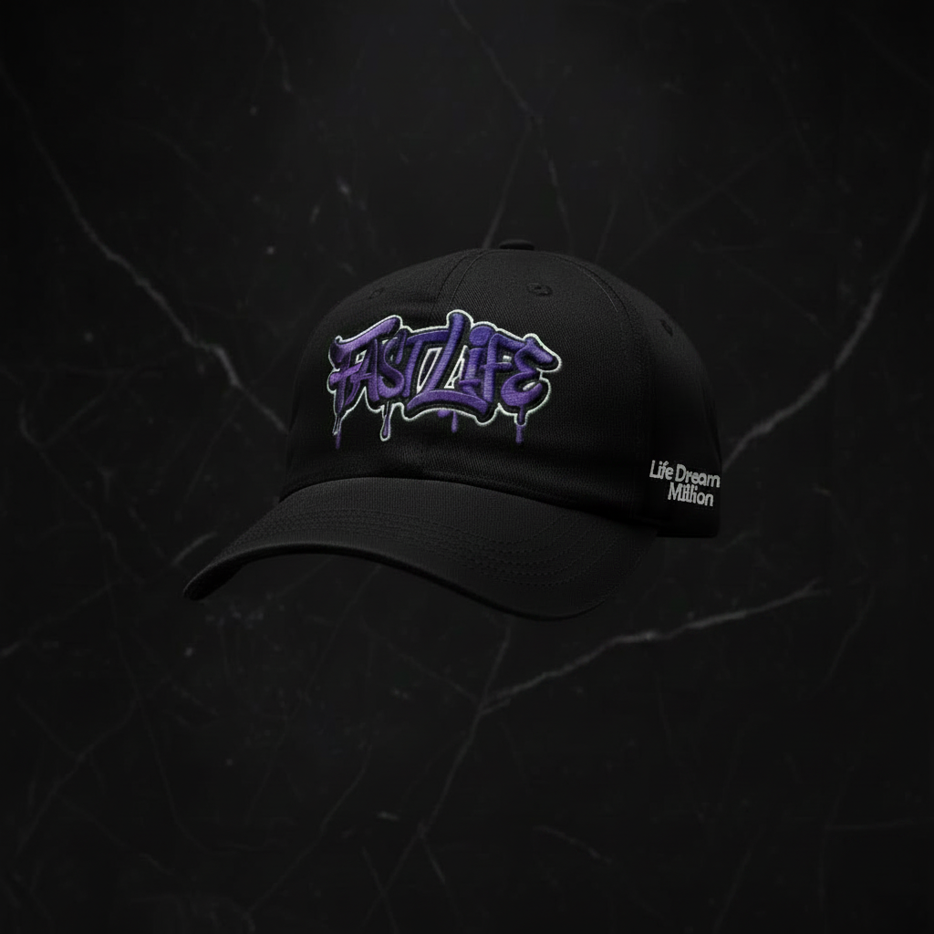 Casquette Life Dream Million Violet vif