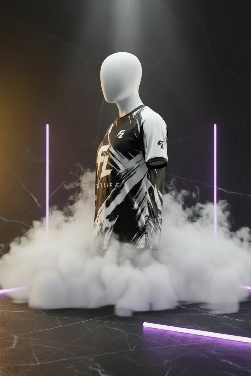 Fast Life Black Jersey – Side View