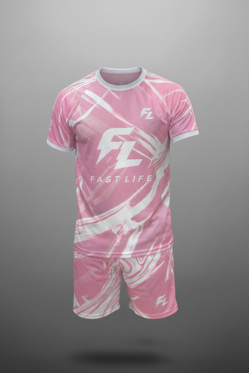 Fast Life Pink Jersey Ghost Mannequin