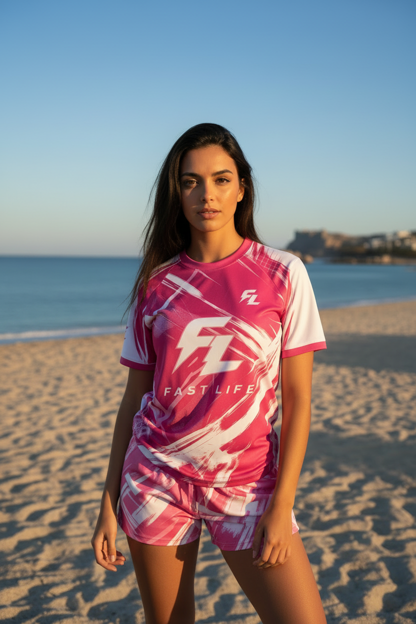 FastLife - Ensemble Rose avec Short